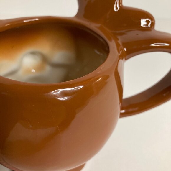 Winter Wonder Lane Cheeky Retro Reindeer Mug Home for the Holidays Crazing 5" 12 - Picture 7 of 7